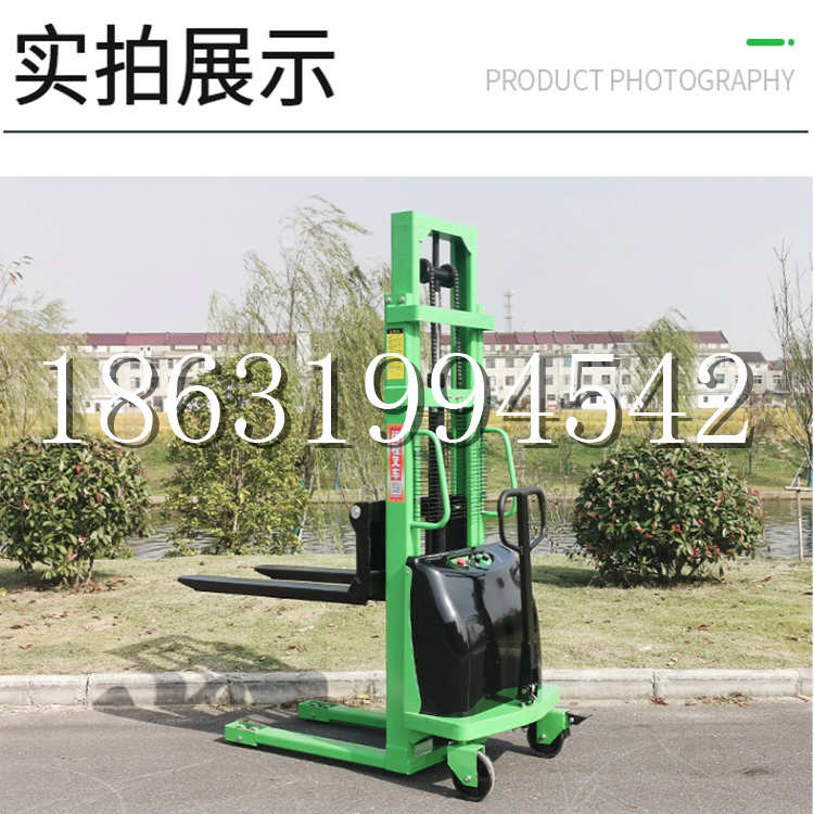 来凤县电动叉车堆高车液压铲车电瓶1吨2吨站驾步行式小型全自动叉车